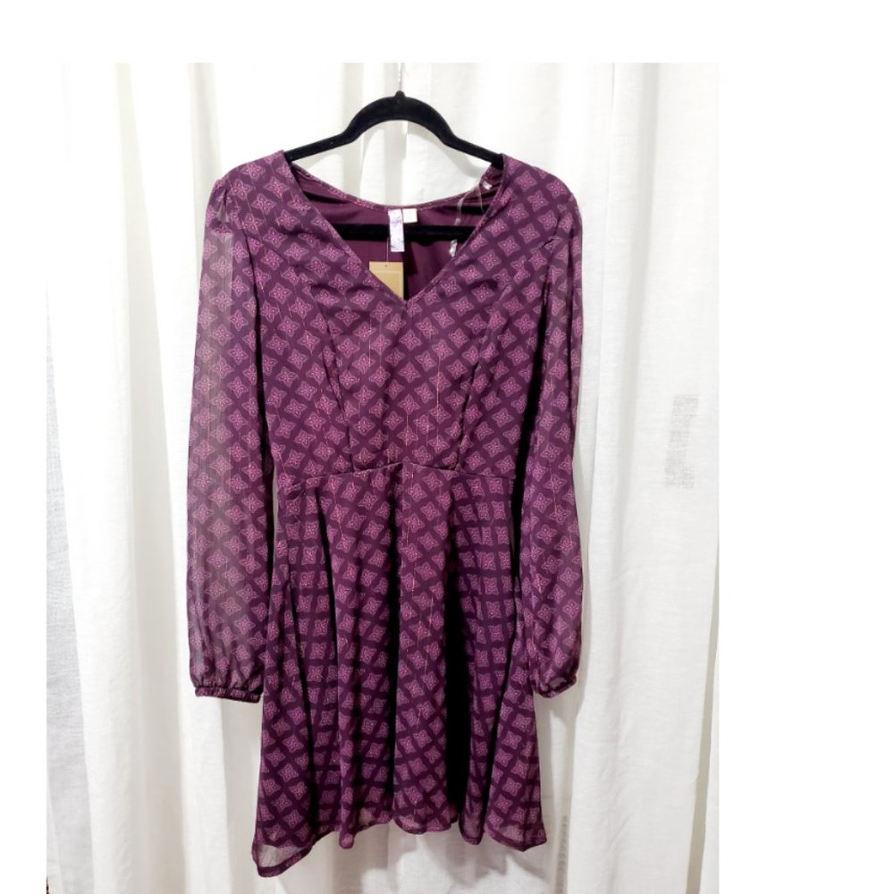 Purple Mini Fit and Flare